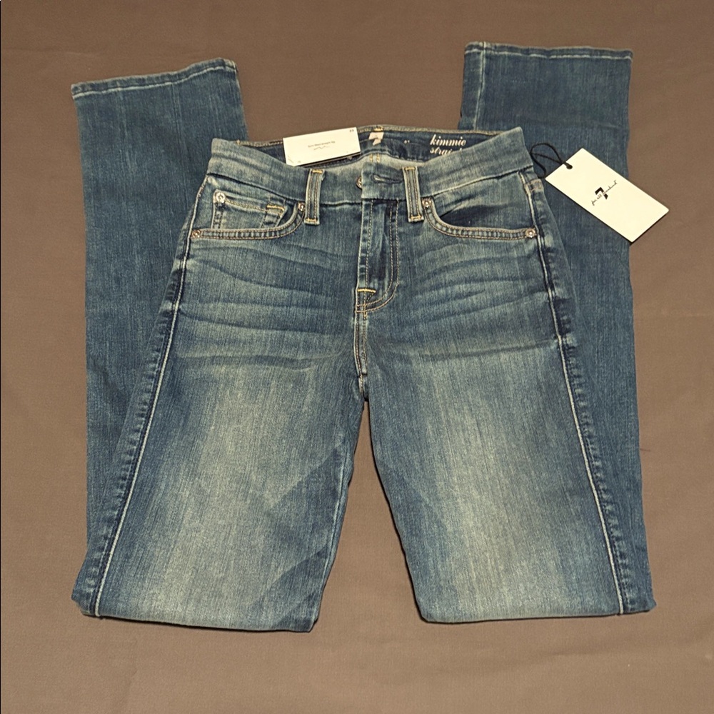 7 for all mankind jeans kimmie straight leg Size 23 NWT